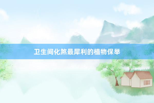卫生间化煞最犀利的植物保举